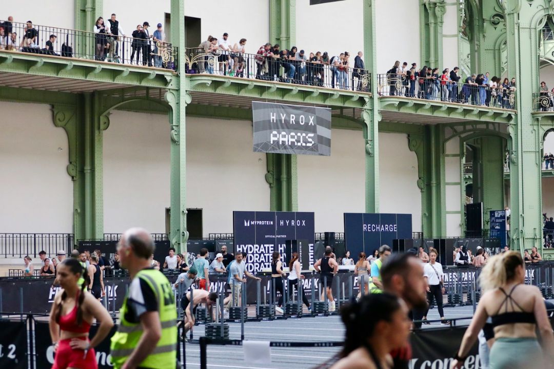 Hyrox race competitors