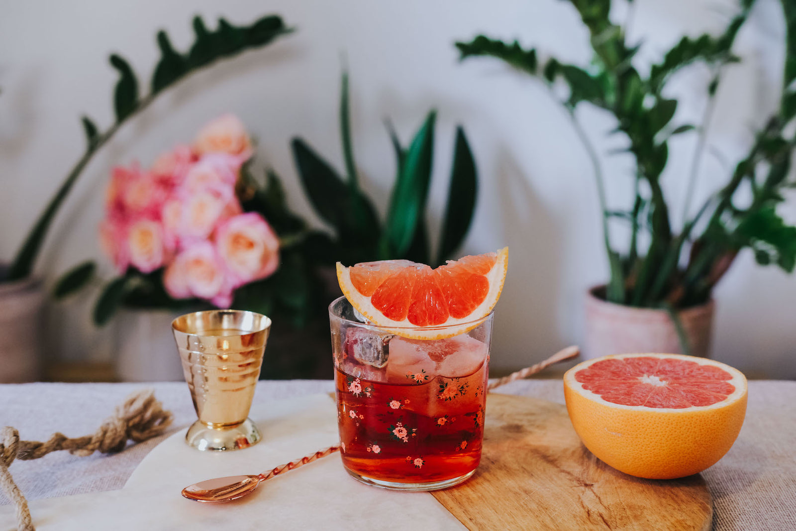 Non Alcoholic Cocktail | Mocktail | Negroni Rosa