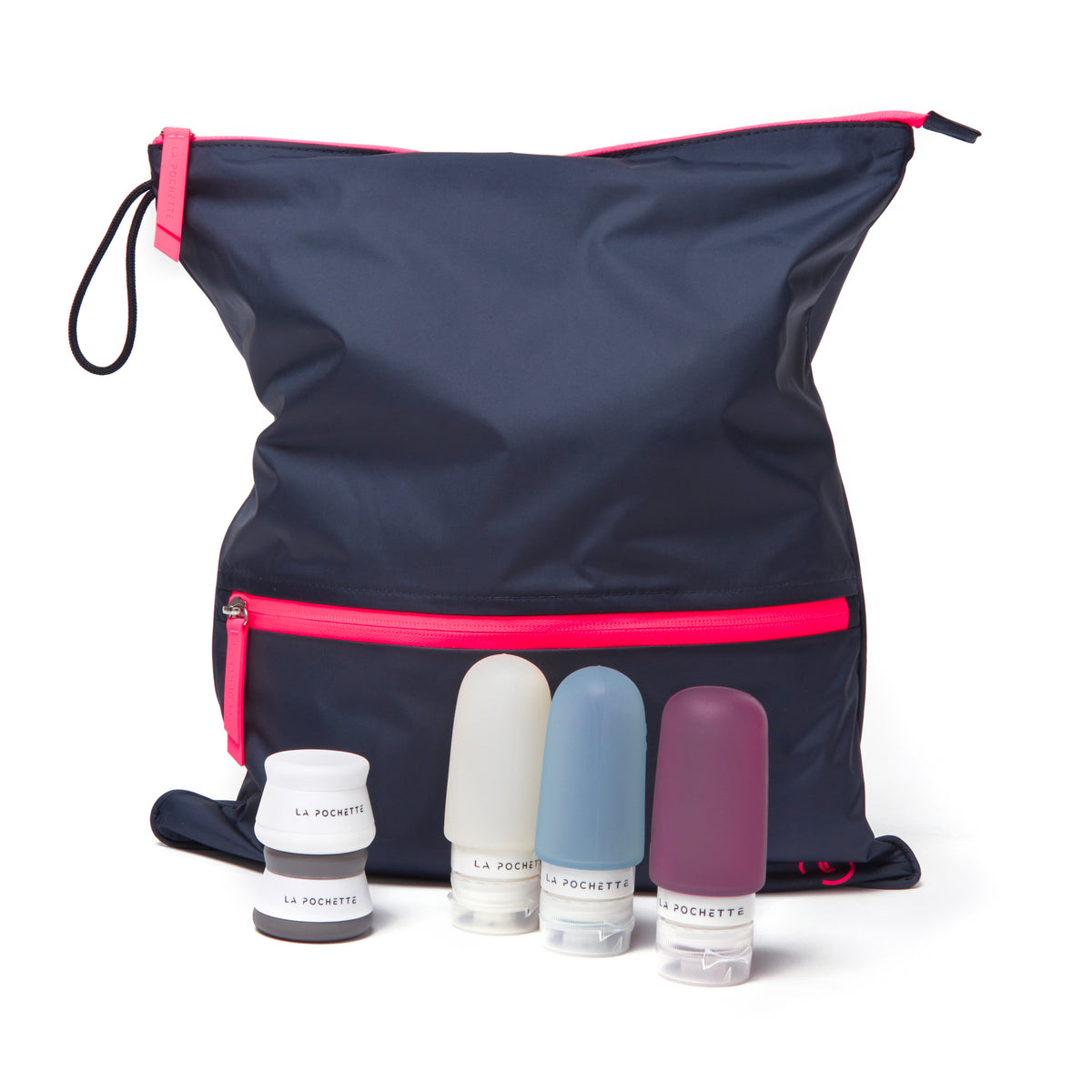 Sweat Bag Bundle in Midnight Neon Pink colourway 
