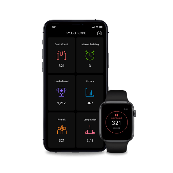 SmartRope Rookie App-Connected Digital Skipping Rope
