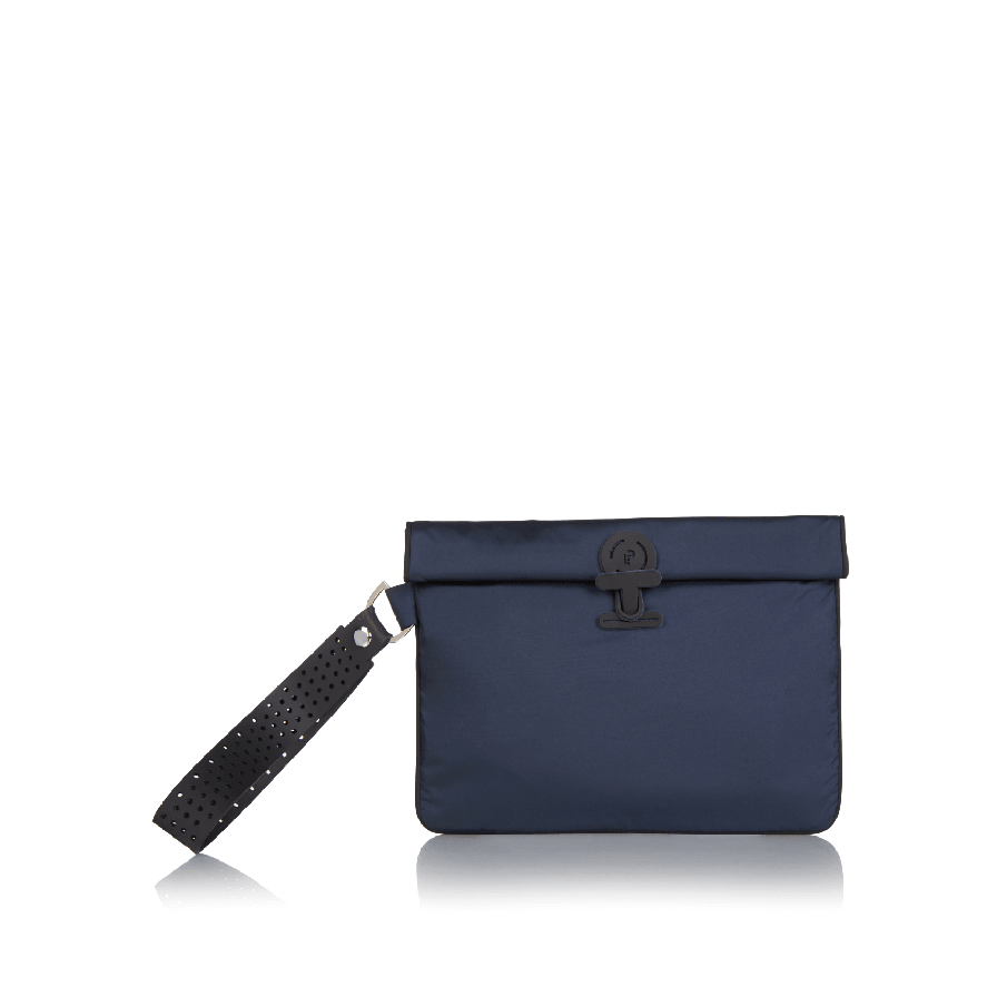 Small waterproof Wet Bag to put wet swimwear, in navy and black