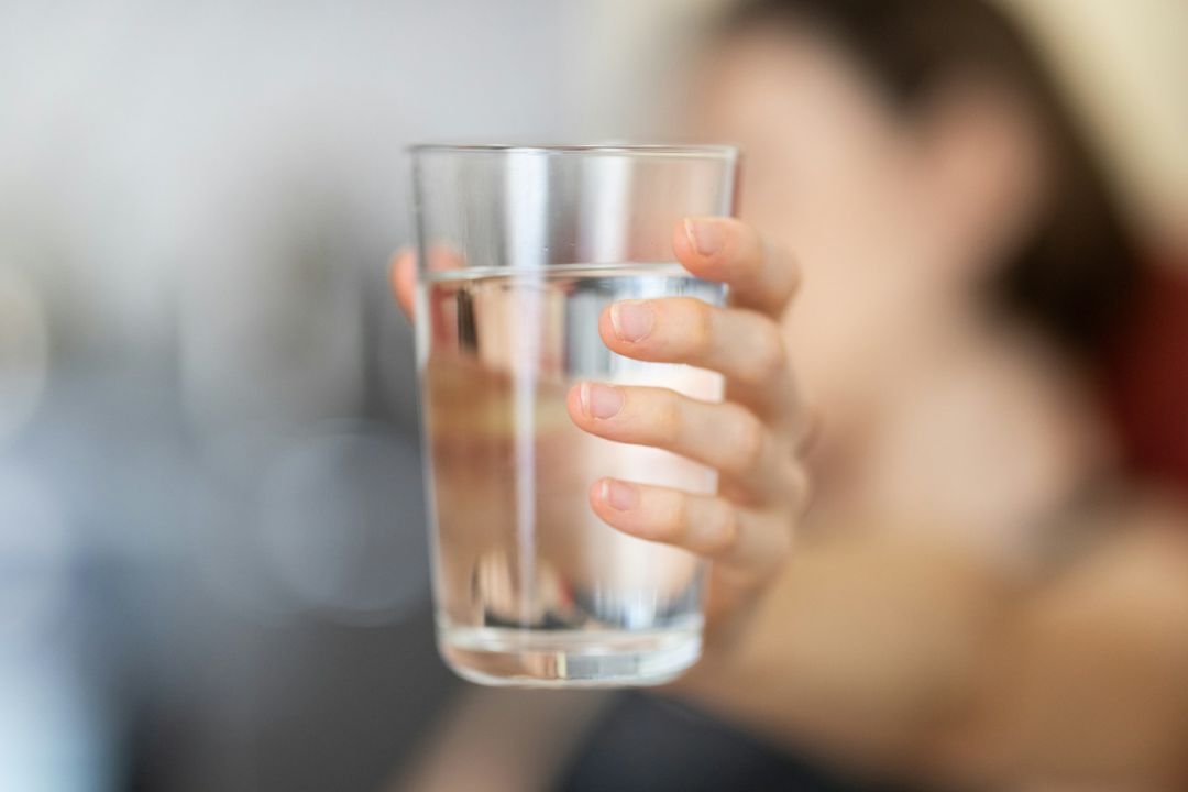 Glass of water: The December wellness challenge