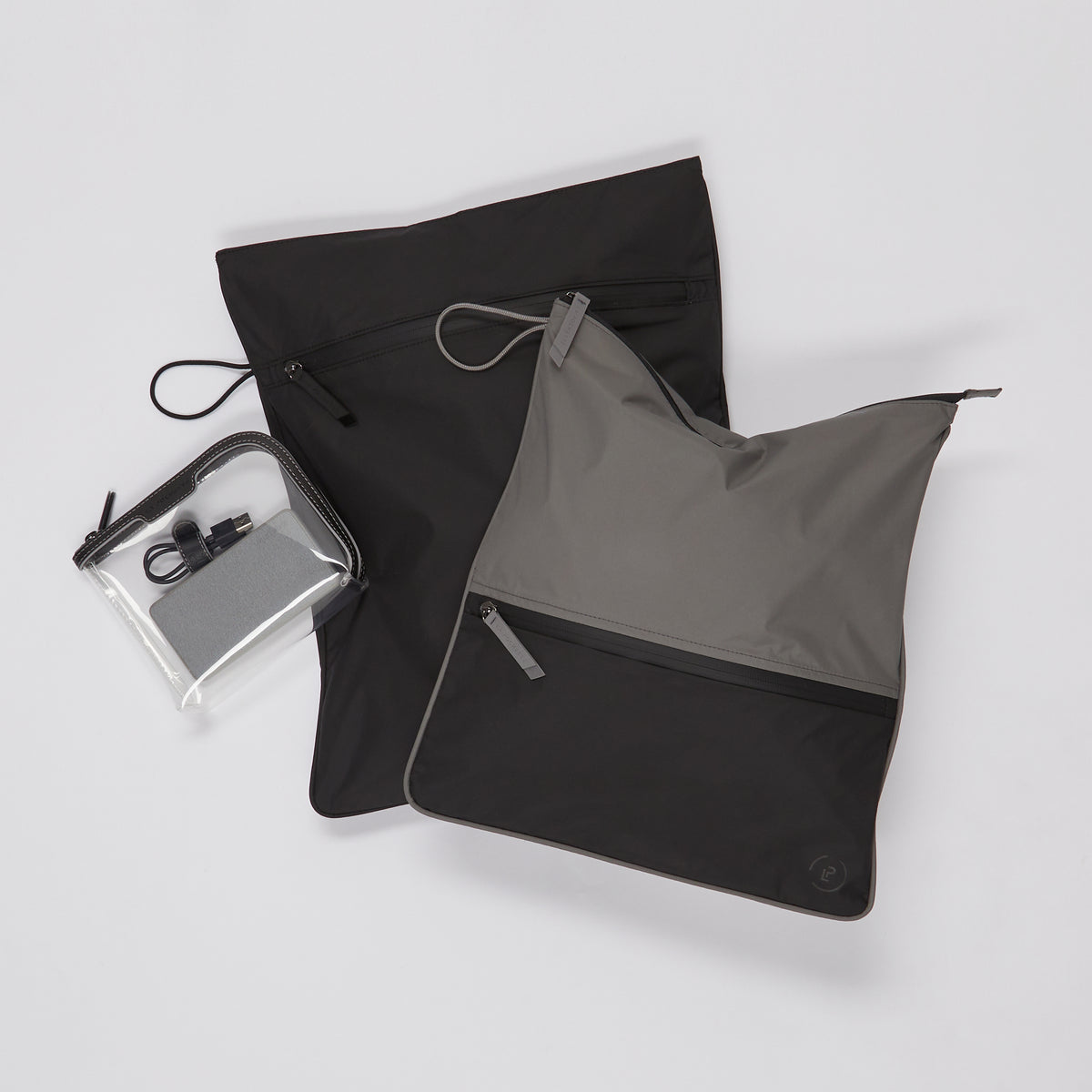 Anywhere Everywhere Toiletries Bundle - Pewter / Ink