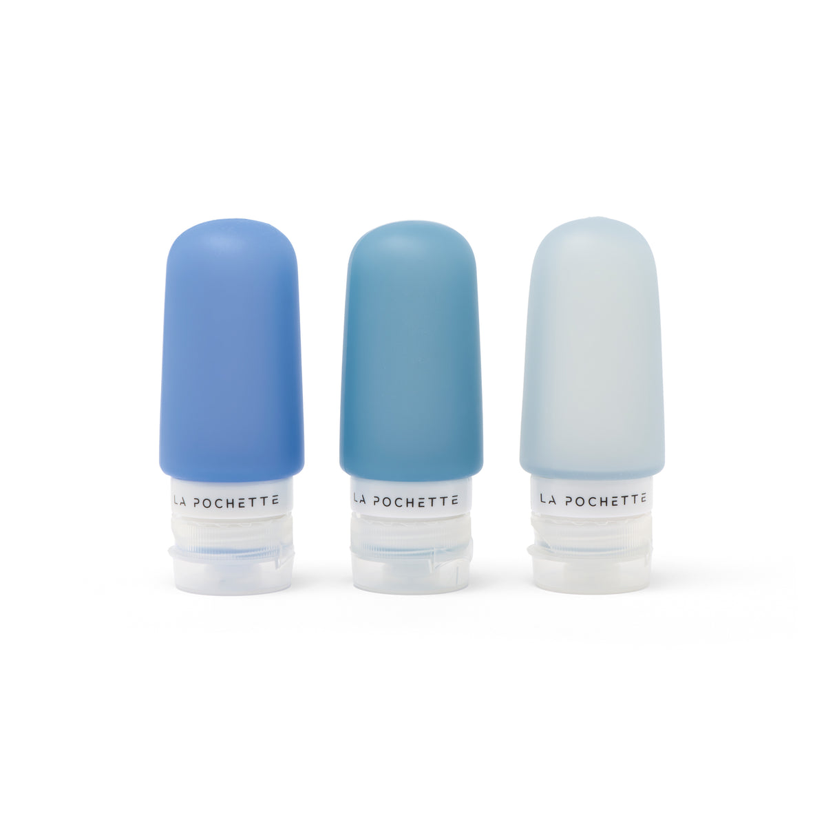 Travel Bottle Trio - Mixed Blue