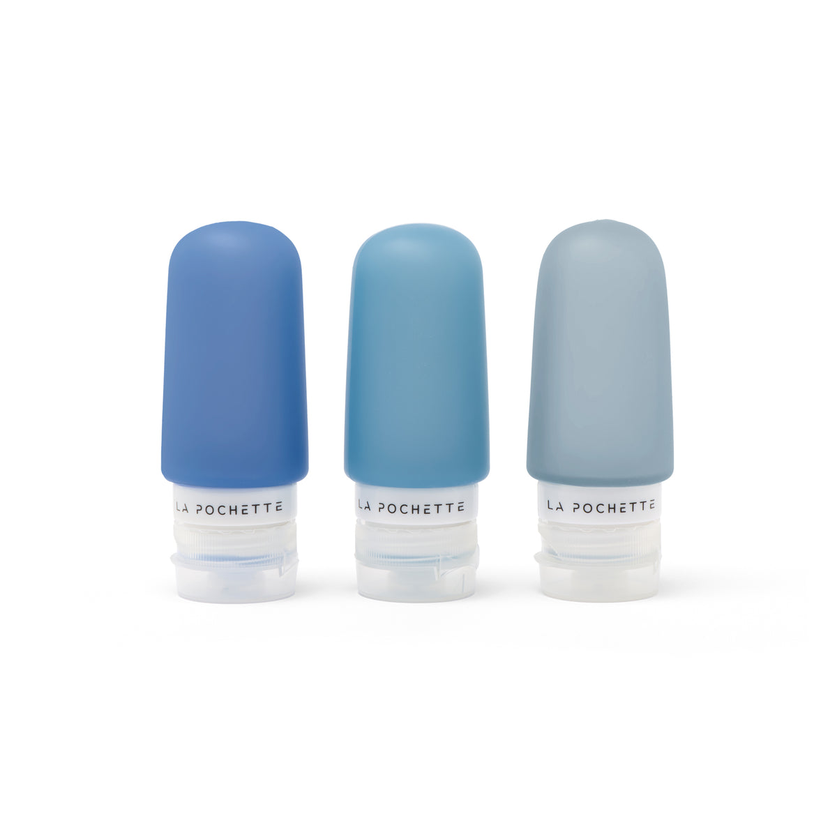 Travel Bottle Trio - Mixed Blue