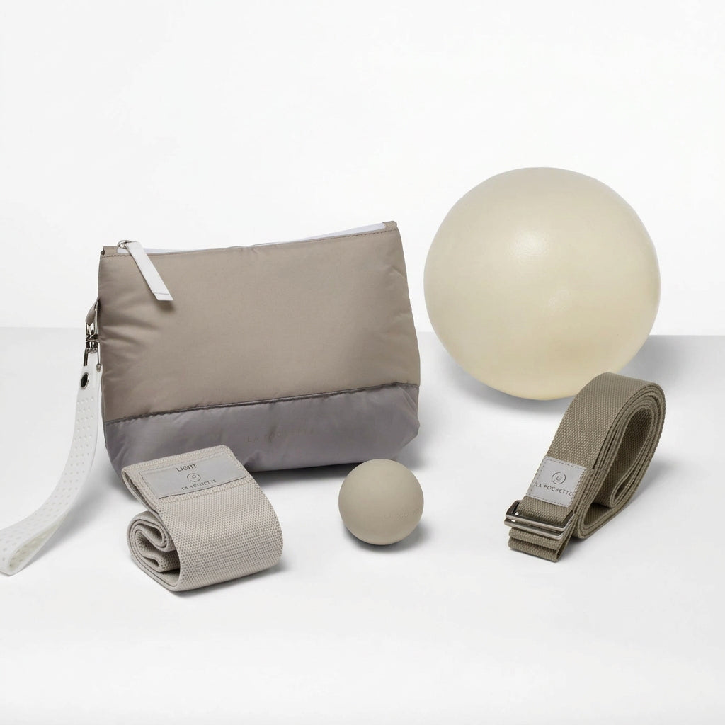 Everywhere Training And Recovery Set - Linen / Shadow