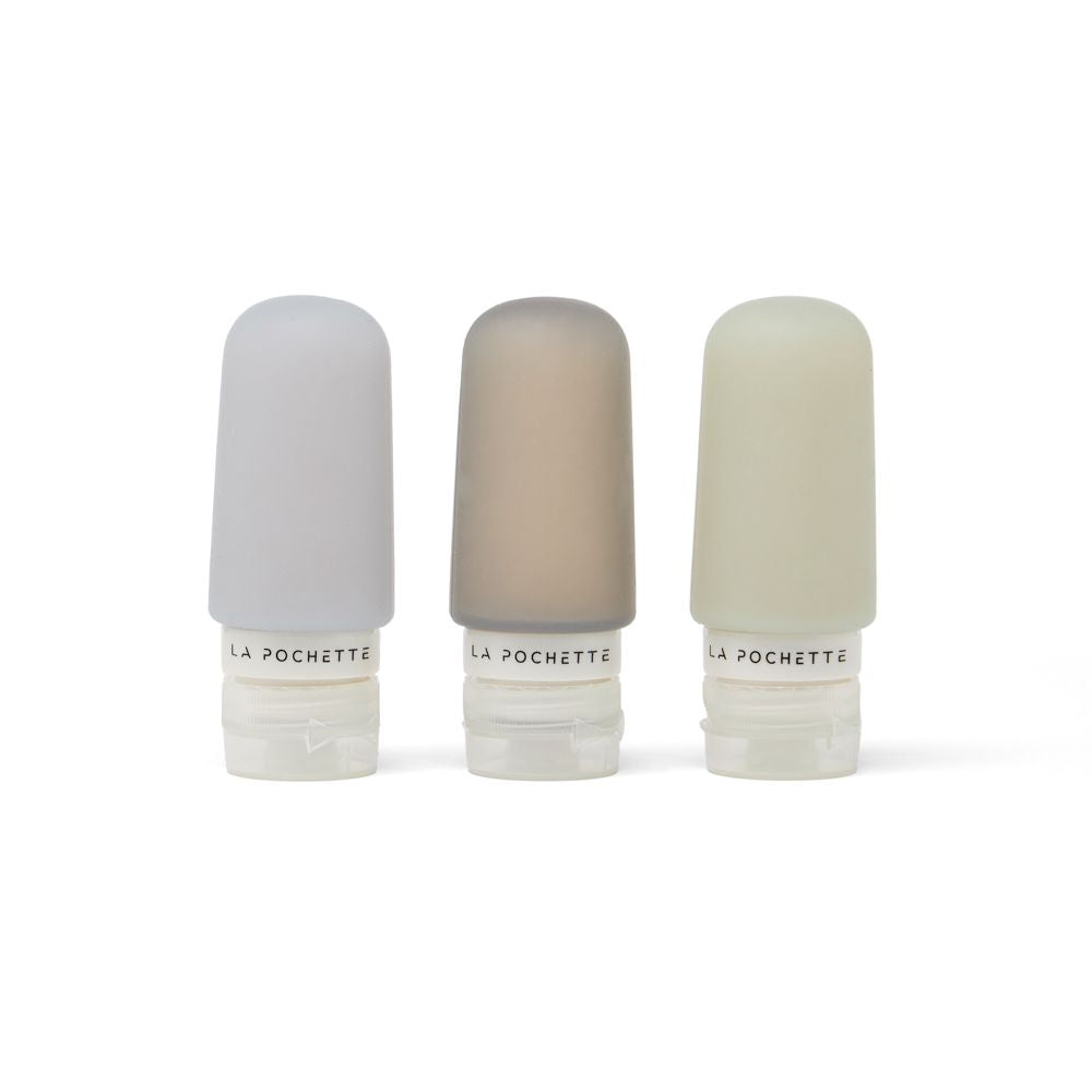 Travel Bottle Trio - Steel / Cashmere / Sage