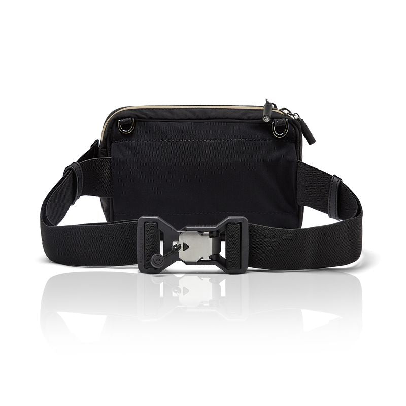 Go Anywhere Convertible Belt Bag - Black / Flax