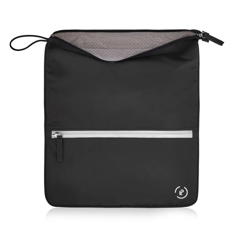 Sweat Bag open showing antimicrobial mesh lining 