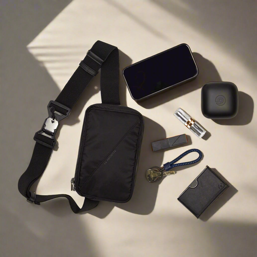 Go Anywhere Convertible Belt Bag - Black