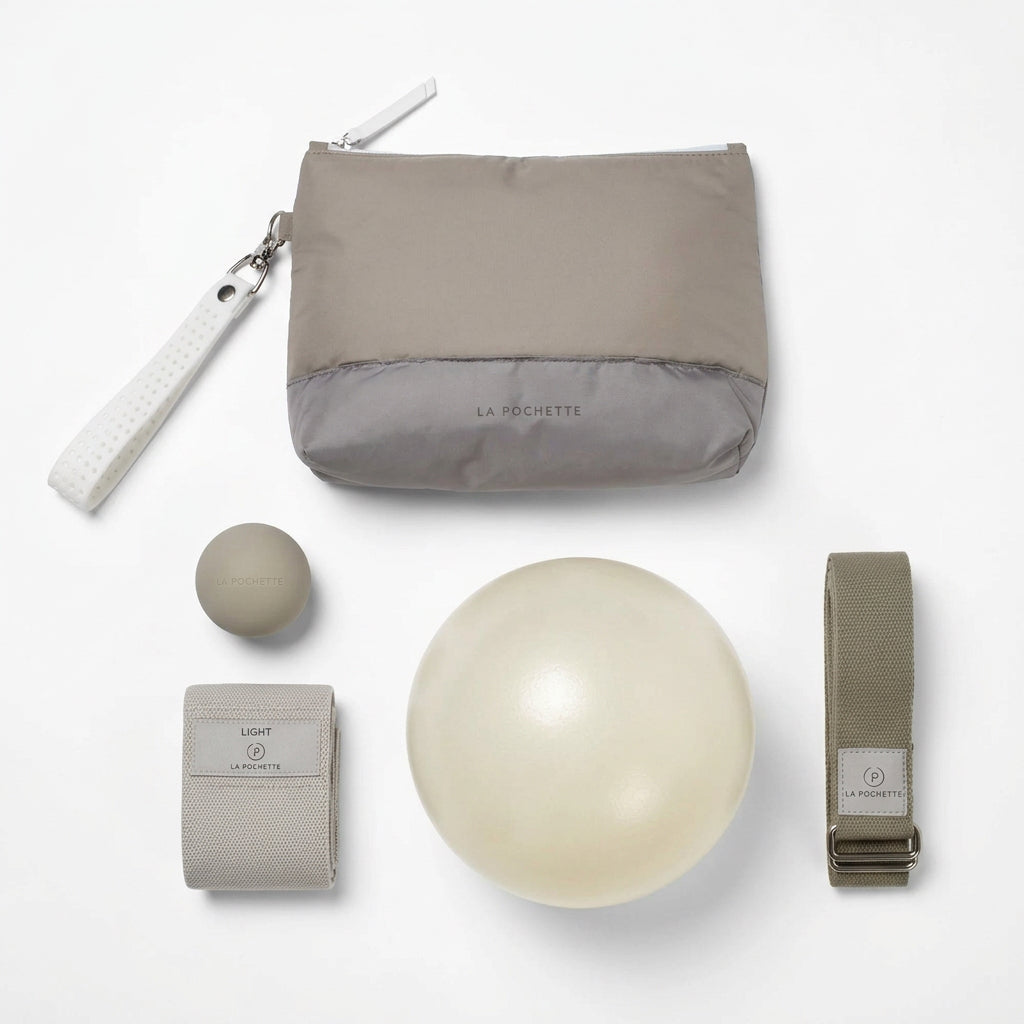 Everywhere Training And Recovery Set - Linen / Shadow