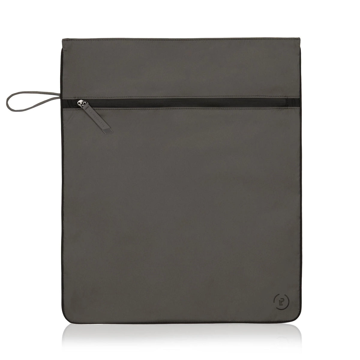 Kit Bag in dark grey and black, with a waterproof lining to keep sweaty kit or towels separate in your everyday bag