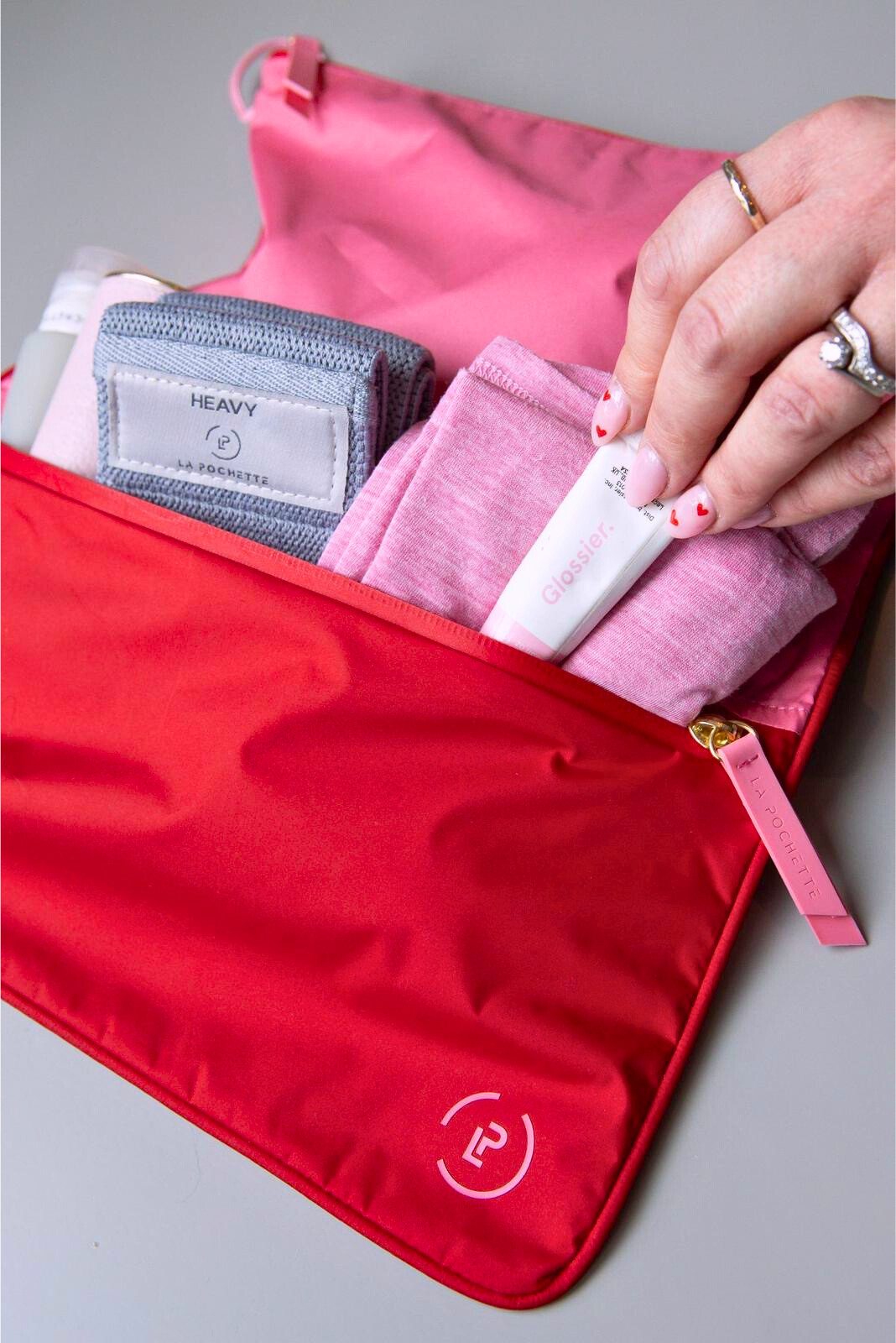 Sweat Bag - Peony / Chilli