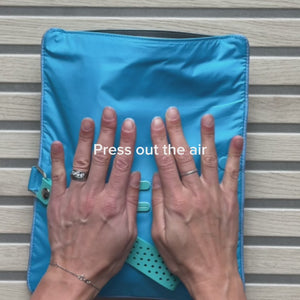 Video of how to close the small mykonos wet bag