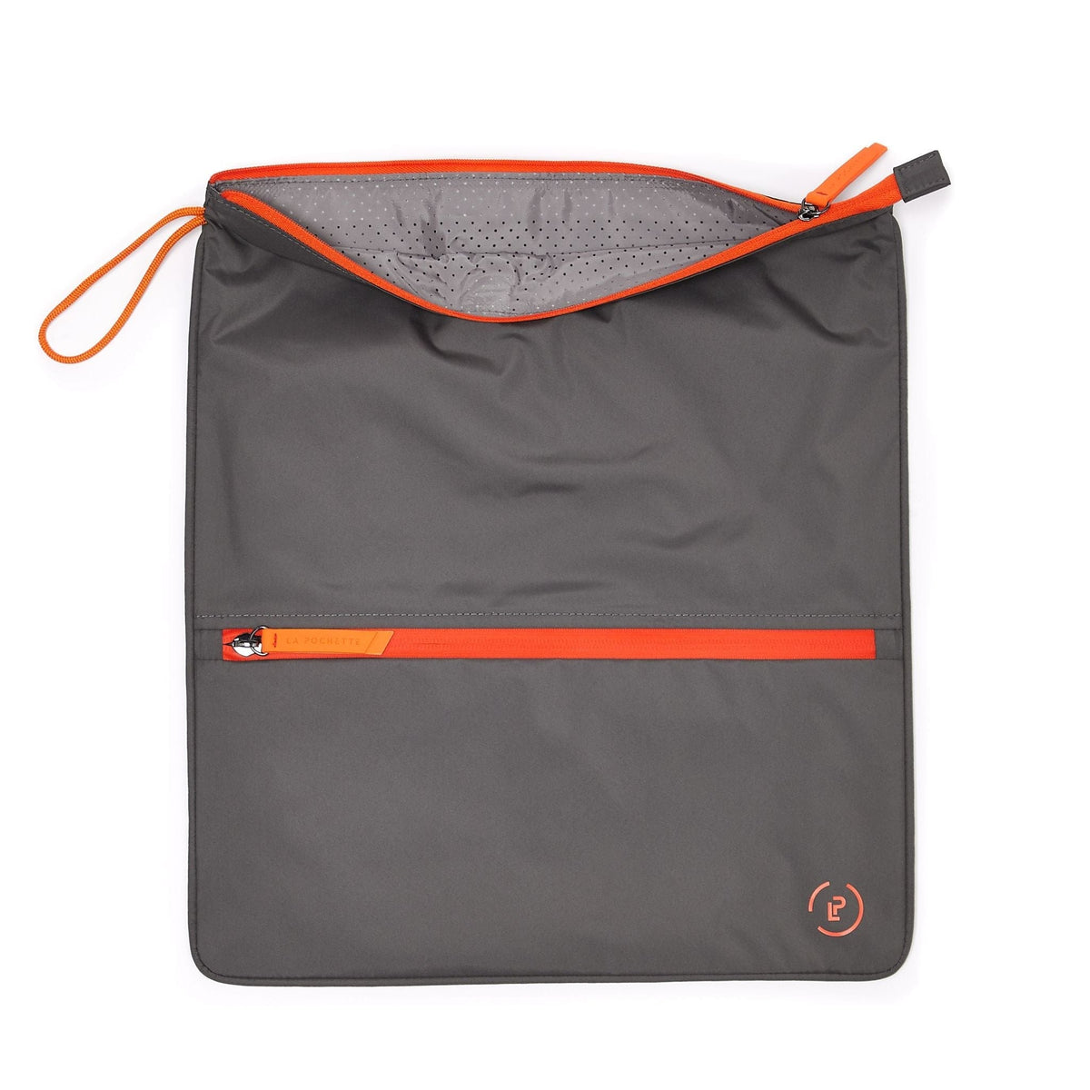 Sweat Bag open showing antimicrobial mesh lining 