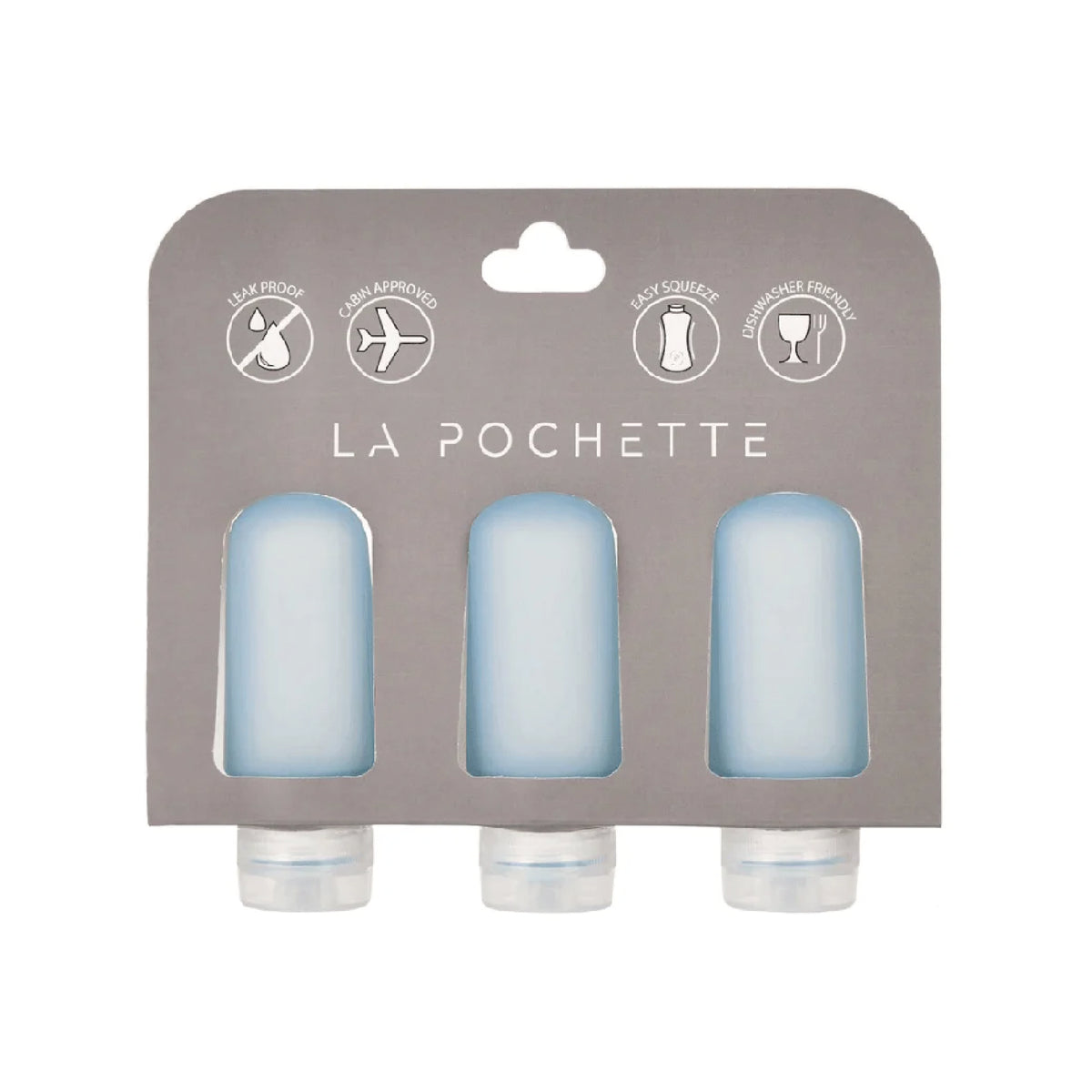 Travel Bottle Trio - Lake Blue