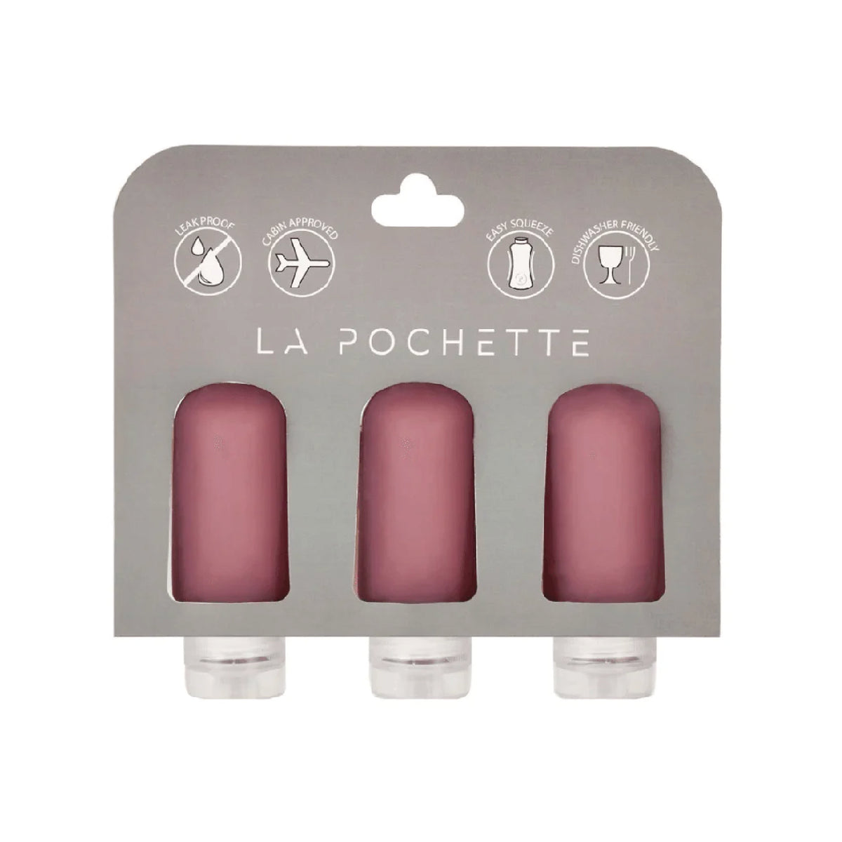 Travel Bottle Trio - Oxblood