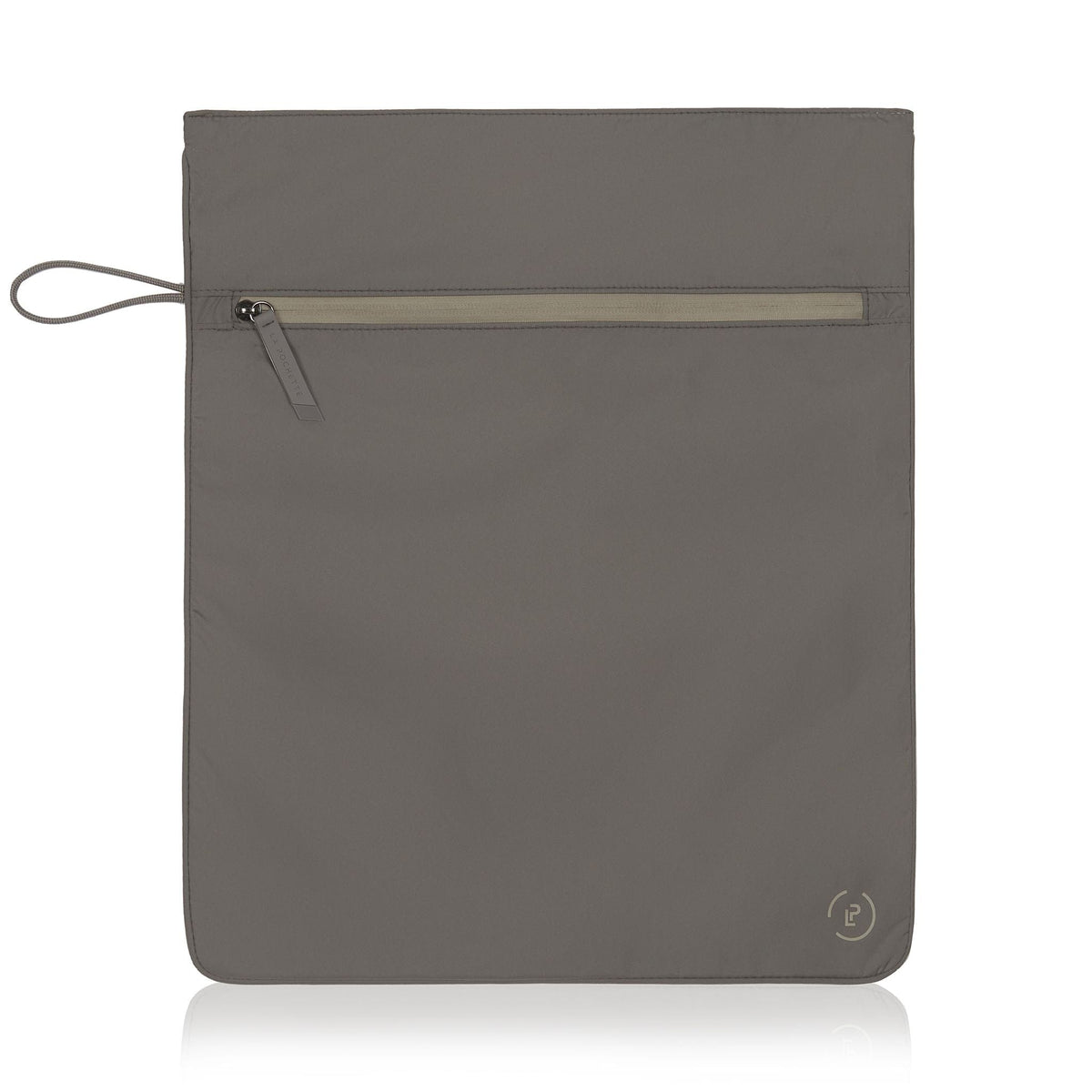 Kit Bag in taupe, with a waterproof lining to keep sweaty kit or towels separate in your everyday bag
