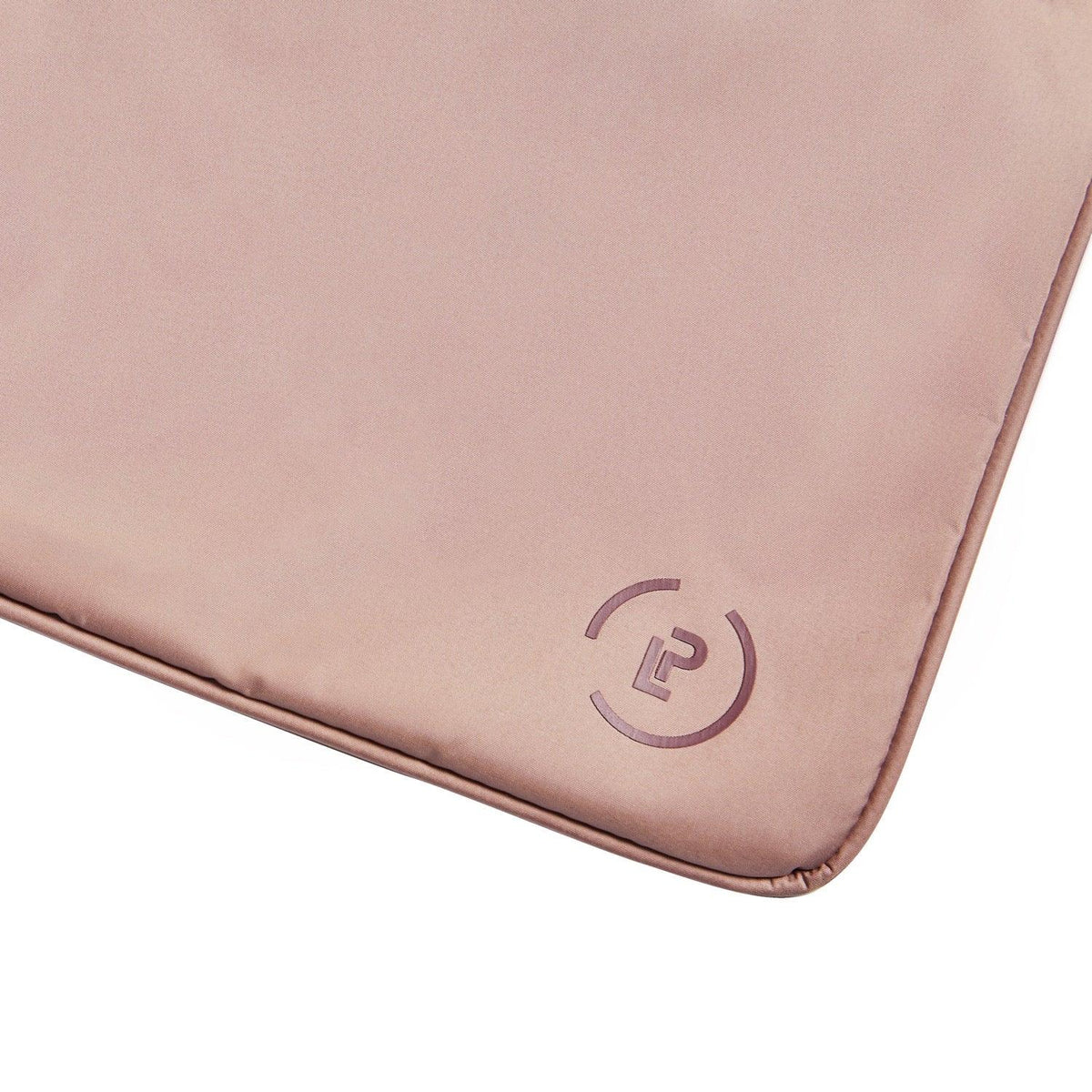 Sweat Bag in Rose Oxblood colourway La Pochette logo detail