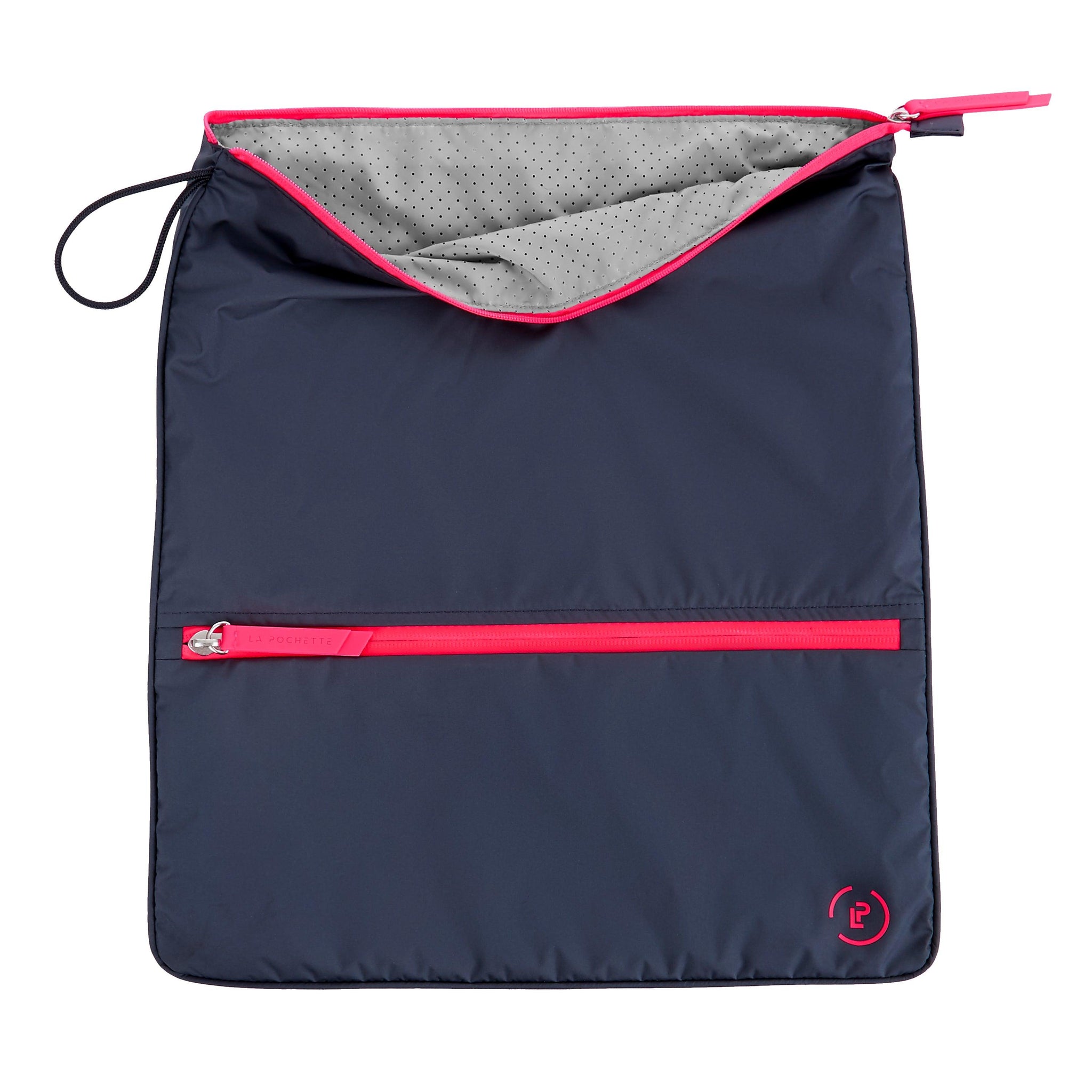 Panchtatava Black-Pink Dori Lock Fabric Exercise Mat Carry Bag