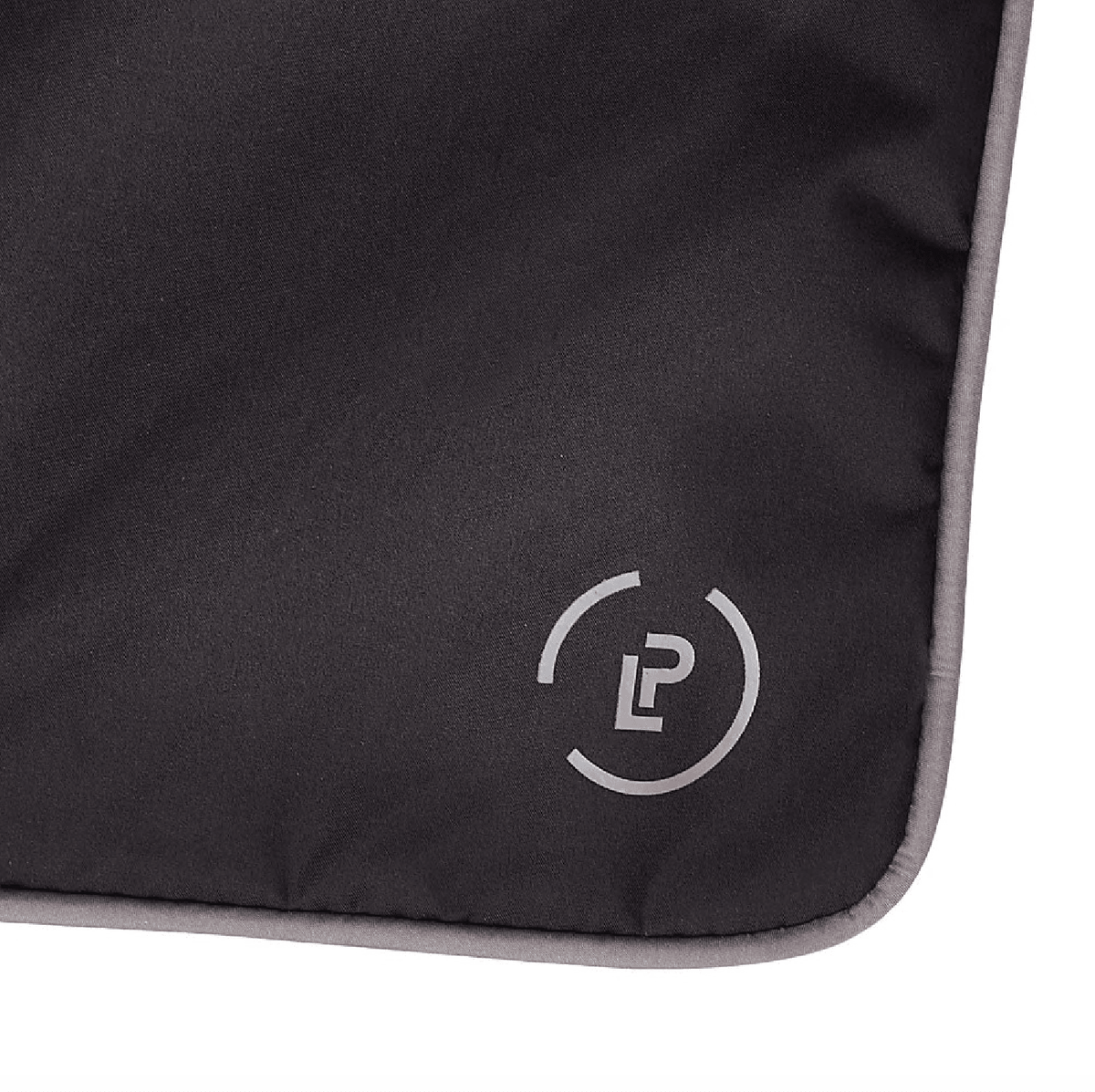 Pewter Ink Sweat Bag La Pochette logo detail