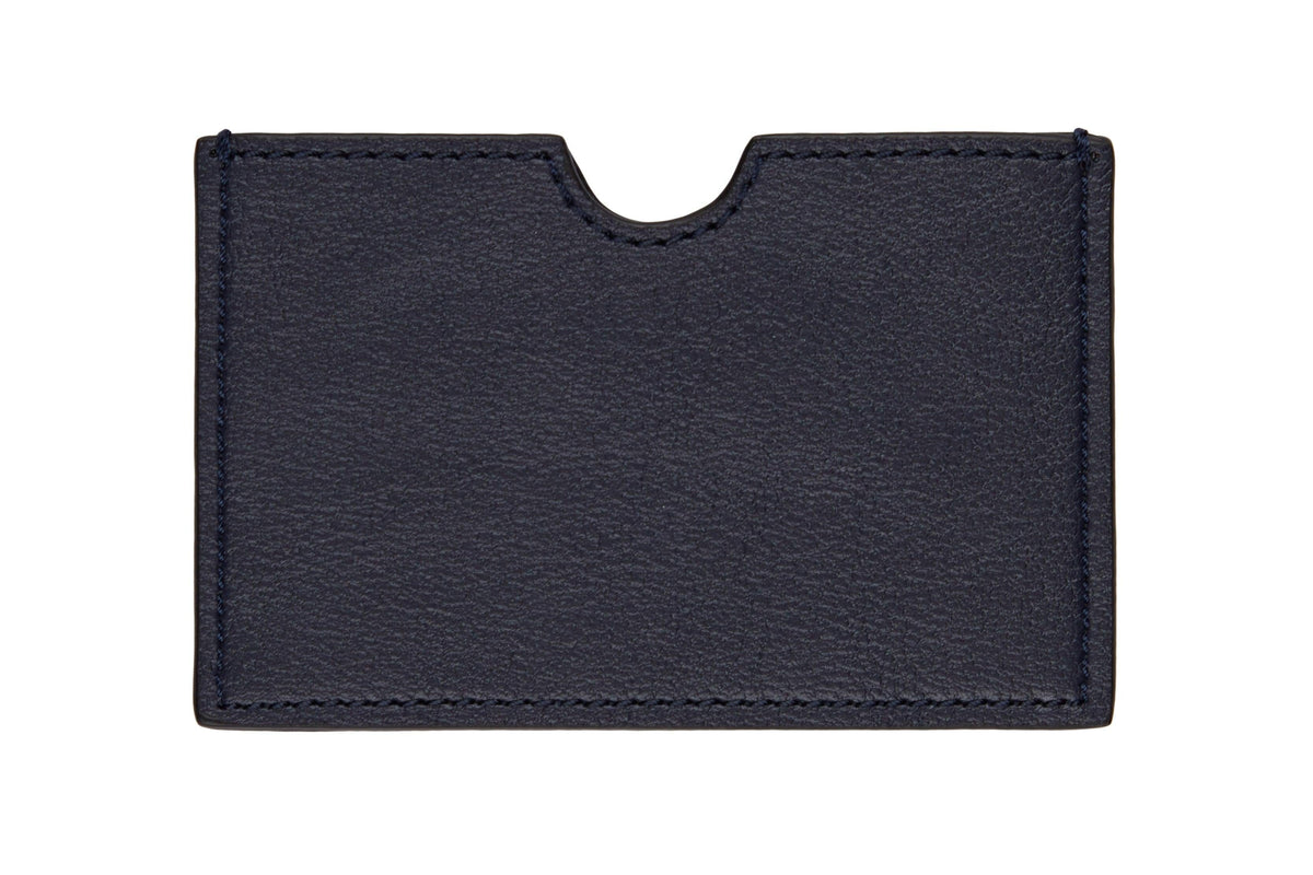 Rear view of Card Wallet in Steel Ink colourway 