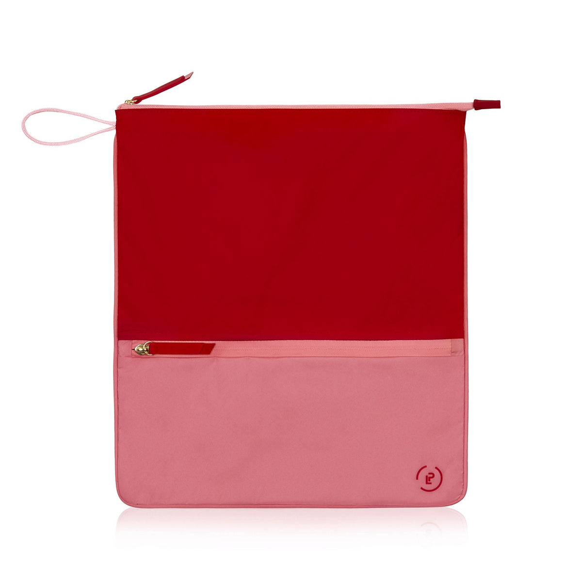 Sweat Bag in vibrant pink and red - Sweat Bag designed to keep post workout kit contained inside your everyday bag