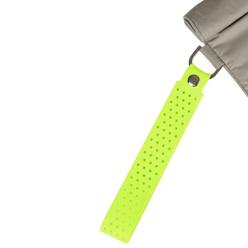 Wristlet - Neon Green Silver - lapochette.co