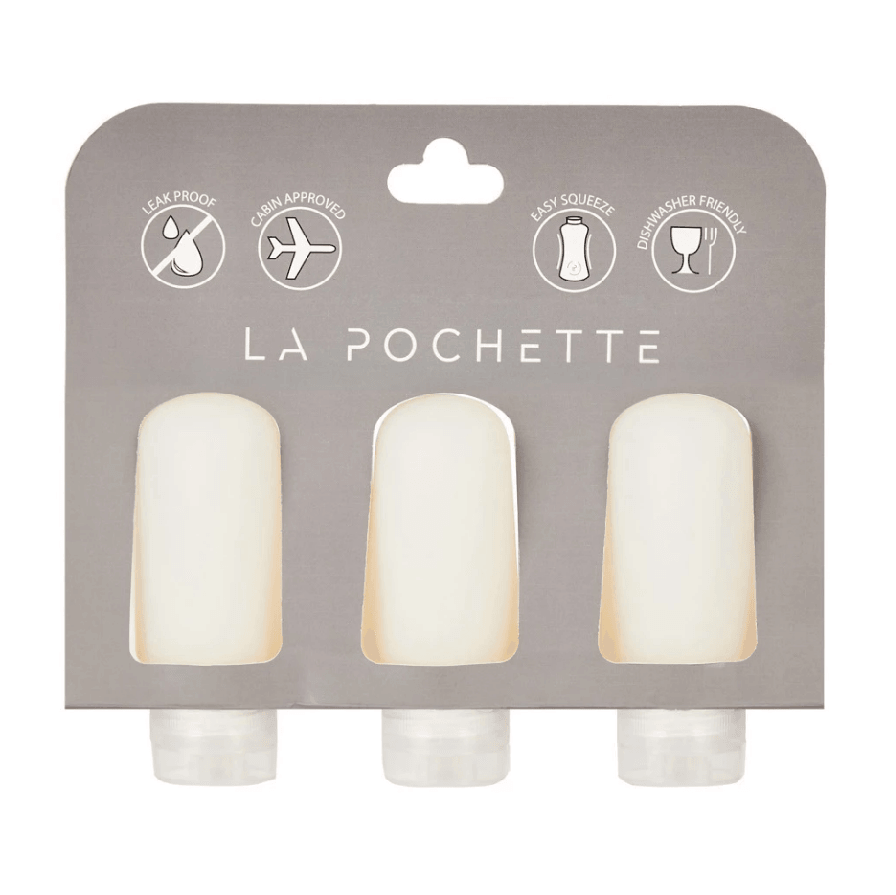 Travel Bottle Trio in Shadow colourway